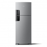 Refrigerador Consul Frost Free Duplex 450L Com Espaço E Prateleira Flex Inox 127V Crm56Hkana